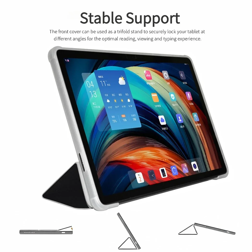 Умный чехол для Teclast T50HD T50Max P50 2023 планшетов искусственная кожа с мягкой задней