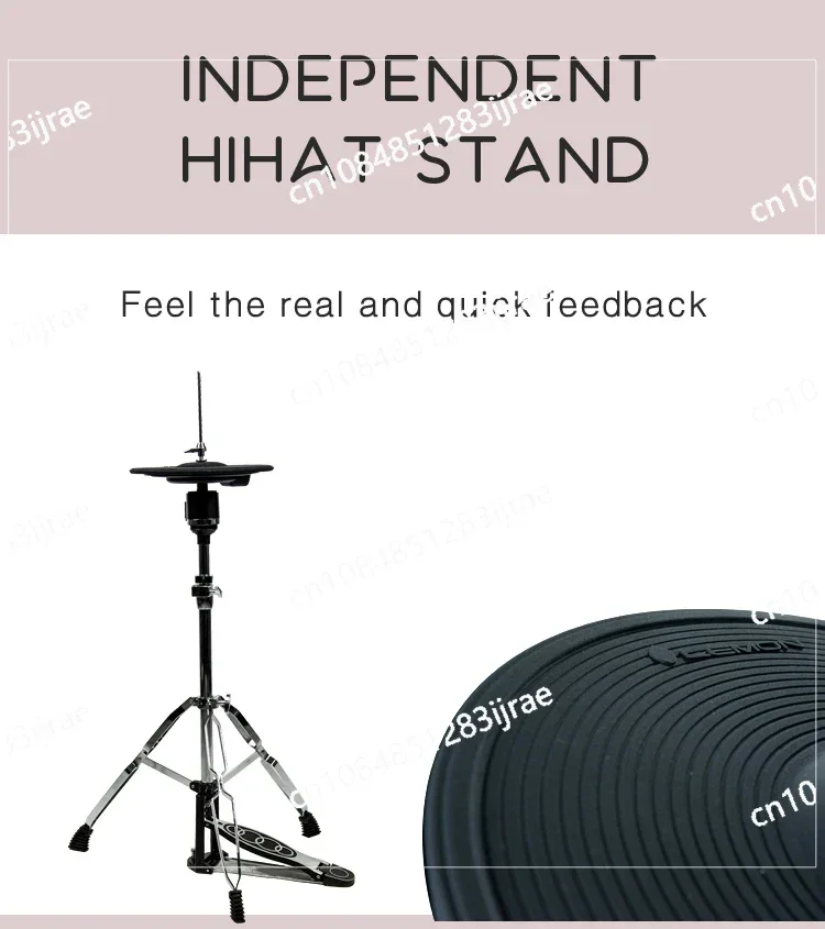 Лимонная тарелка хай-хэт и сенсорный набор для электронного барабана