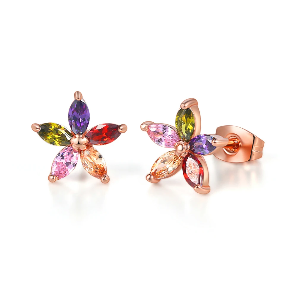 

Multicolour Rainbow Jewerly Stud Earrings For Women Wholesale
