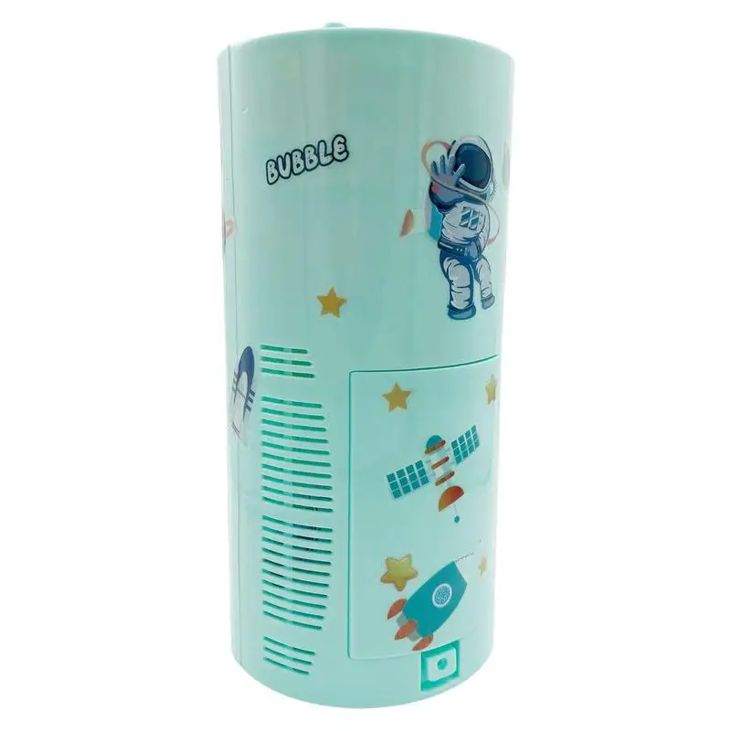 

Bubble Blower Elastic Smog Bubble Machine With LED Lights Portable Bubble Blower With 30ml Bubble Up Bubble Maker For Boys And