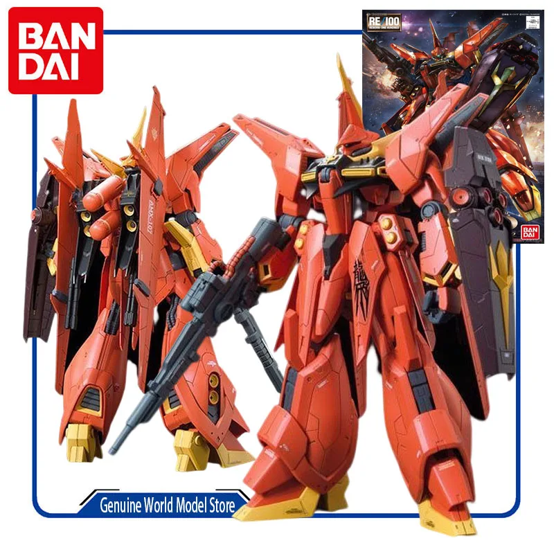 

Набор оригинальных моделей Bandai, модель GUNDAM AMX-107 Bawoo 1/100, аниме, фигурка, Сборная модель, игрушки, коллекционный робот, подарки для мальчиков