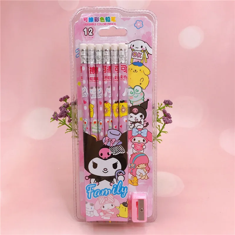 Kuromi Cartoon Student Triangle Painting Pen Large Collectio