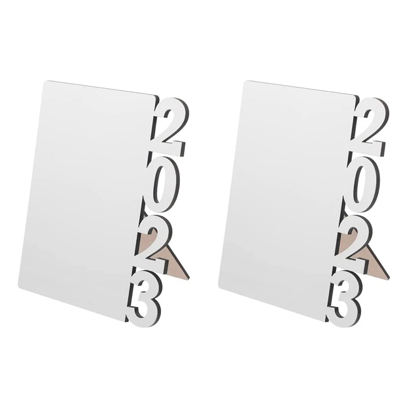 

2 PCS 2023 Graduation Photo Frame Blank Graduation Picture Frame DIY Craft Sublimation Photo Frame Blank Cheer