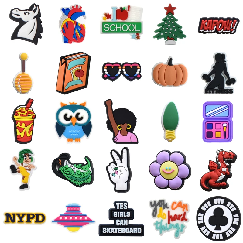 

Women Charm Boy Decorations for Croc Packs Wholesale Bulk Shoes Accessories Men Shoe Charms Gifts Girl Kids Para Pins Set Jeans