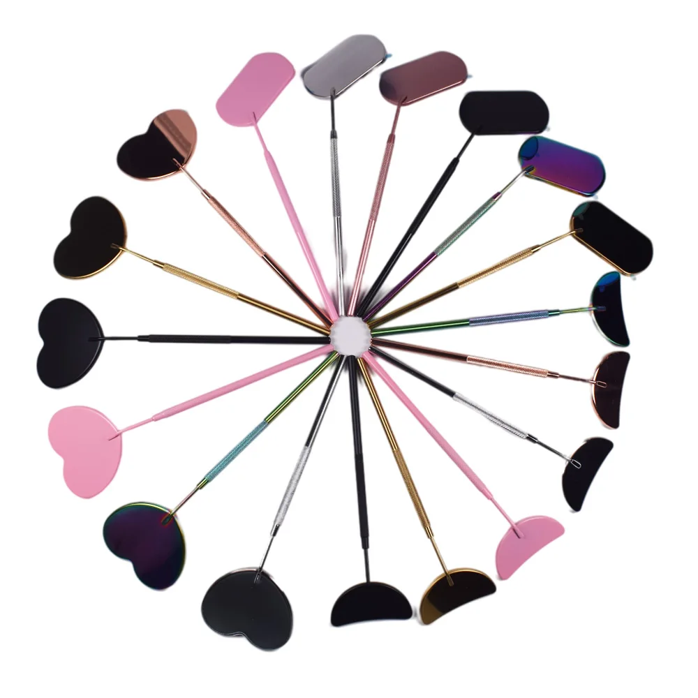 

Eyelash Mirror Large Makeup Mirror Magnifying Beauty Long Handle Mirror For Checking False Eyelashes Tools Extension Makeup Tool