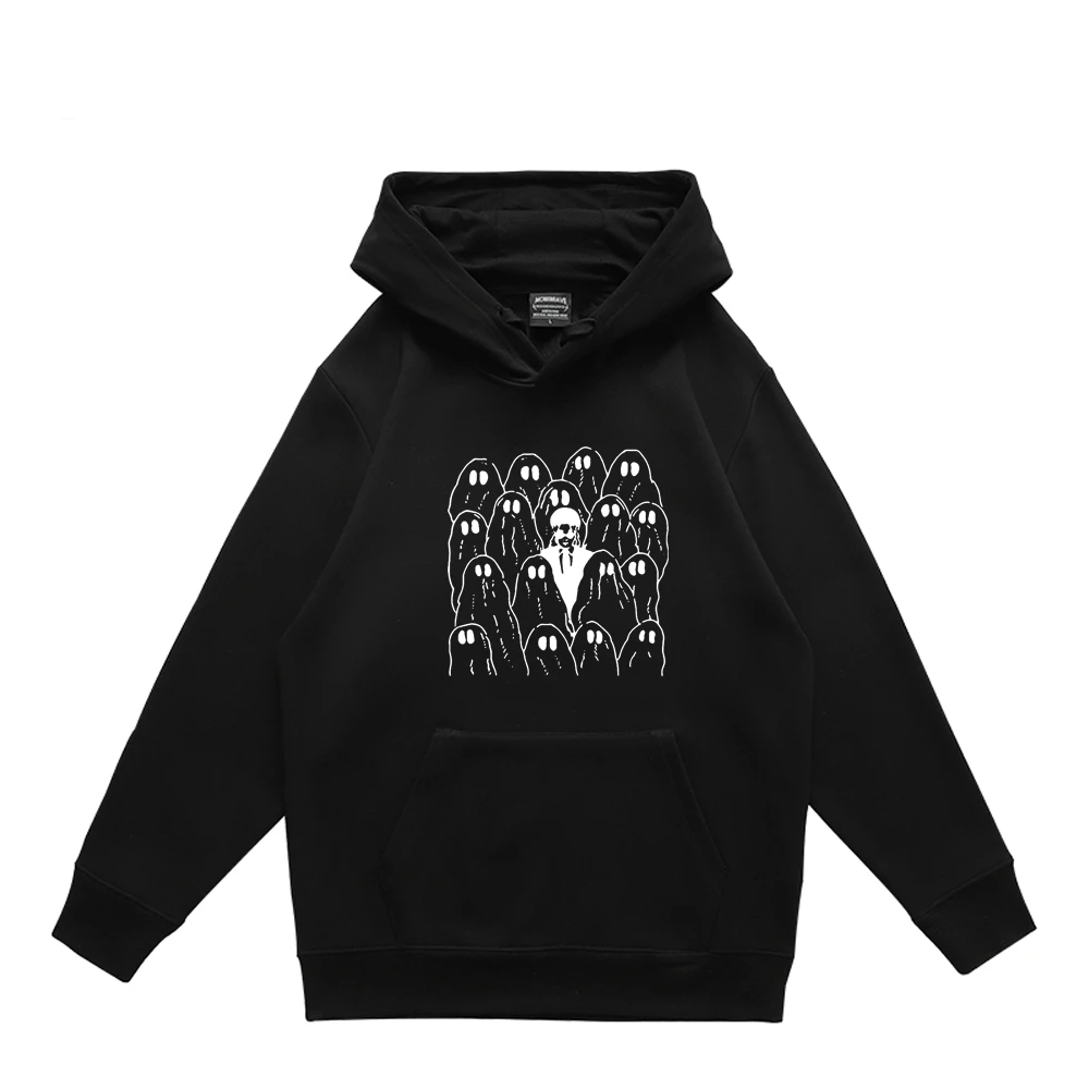 

Phoebe Bridgers Ghost Fashion Printed Hoodie Men Women Street Hip Hop Harajuku Sweatshirt Couple's Everyday Versatile Pullover