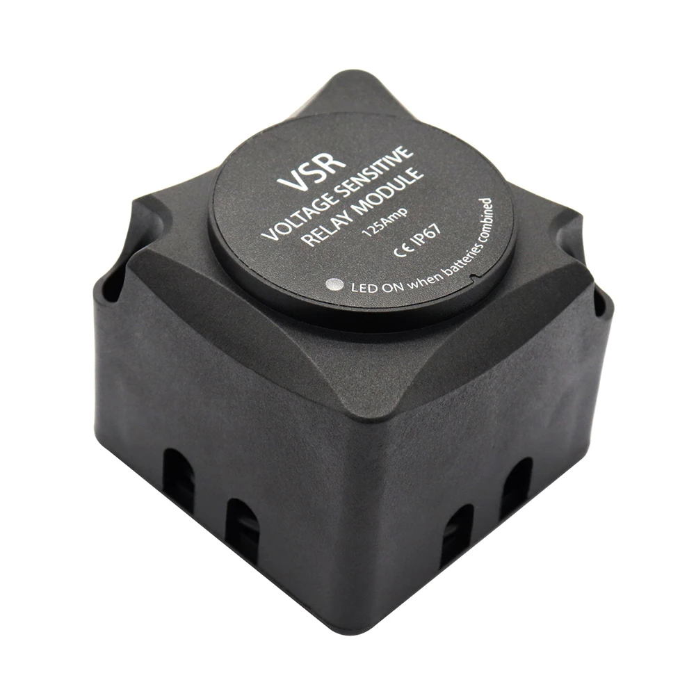 

12 В, 140 а, чувствительное к напряжению реле, реле VSR для жилого автомобиля, умный изолятор батареи, зарядка 2, аккумулятор, автозапчасти для лод...