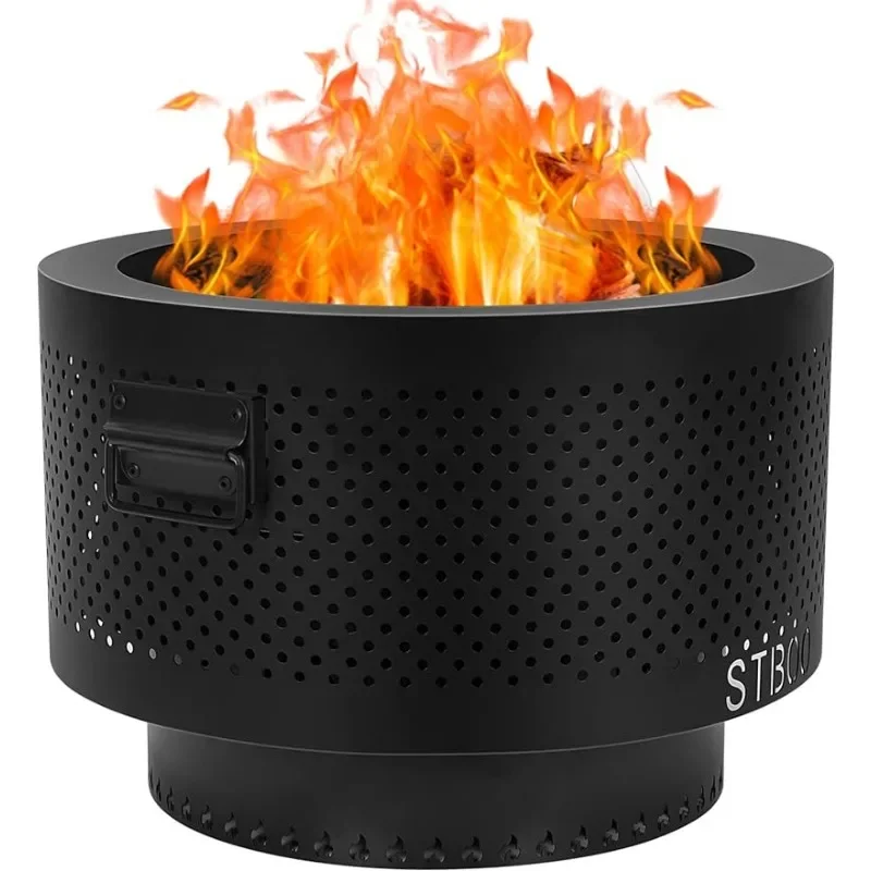 Бездымные поддоны для улицы с портативной сумкой хранения 20x14 дюймов пикника