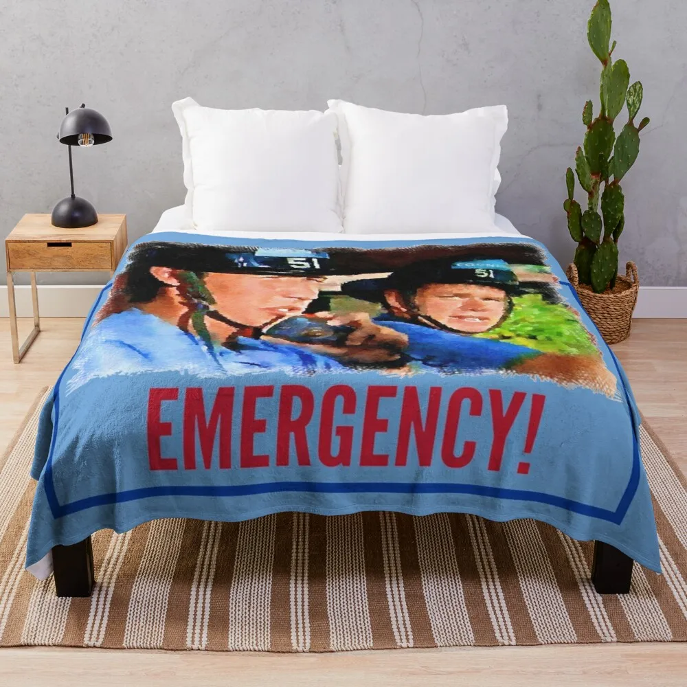 

Emergency Paramedics Throw Blanket Camping blanket