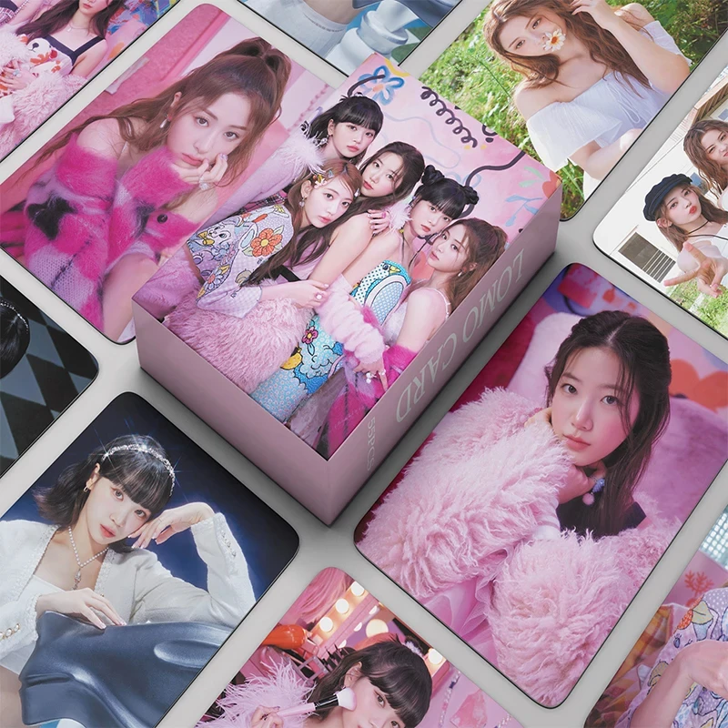 

Новый альбом Kpop LE SSERAFIM, антихрупкие ломо-карты, фотокарточки для группы девушек, милая печать, карточка, плакат, 2023 поклонников, подарок, 55 шт./набор