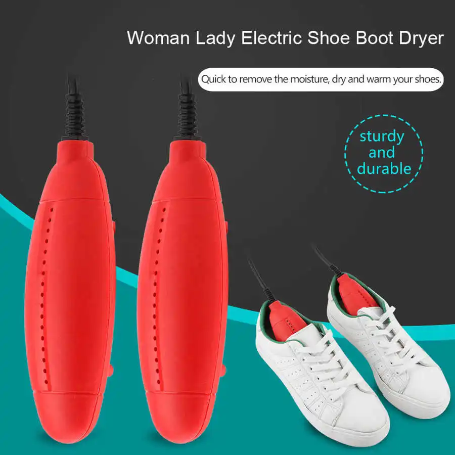 

220V Woman Lady Electric Shoe Boot Dryer Warmer Deodorant Device Foot Protector EU Plug Shoes Drier Heater