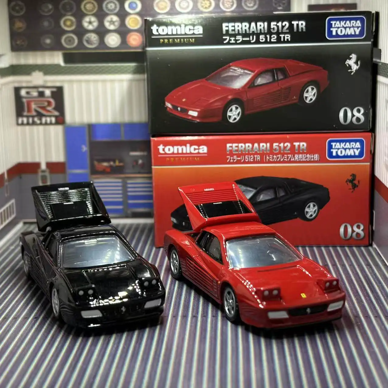 Фото Коллекционная модель Takara Tomica Premium 08 Ferrari 512 TR: Аутентичная реплика, литая под давлением, винтажный суперкар из сплава, предмет для хобби и декора №2