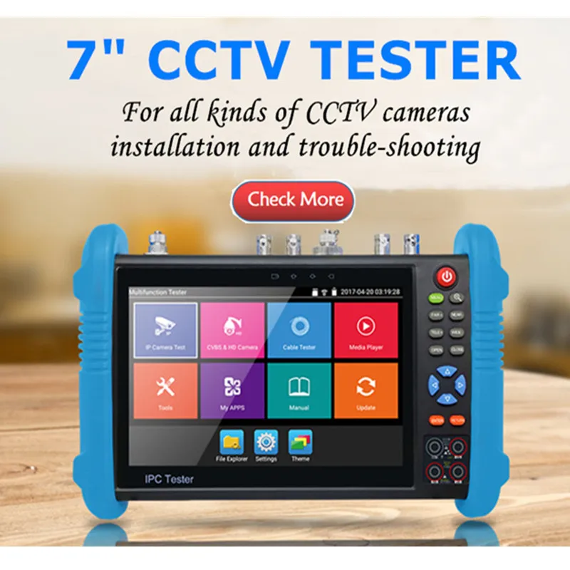 7 &quotIPC CCTV Test er монитор тестирования камеры Monitor для 8MP AHD TVI CVI SDI IP Camera ing H.265 4K видео