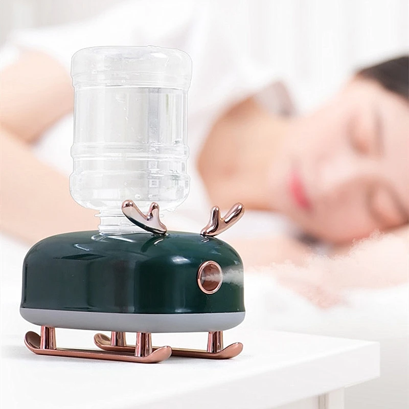 

Creative Sleigh Deer Wireless Ultrasonic Humidifier Air Aromatherapy Diffuser For Home Office Chargeable USB Mist Maker Difusor
