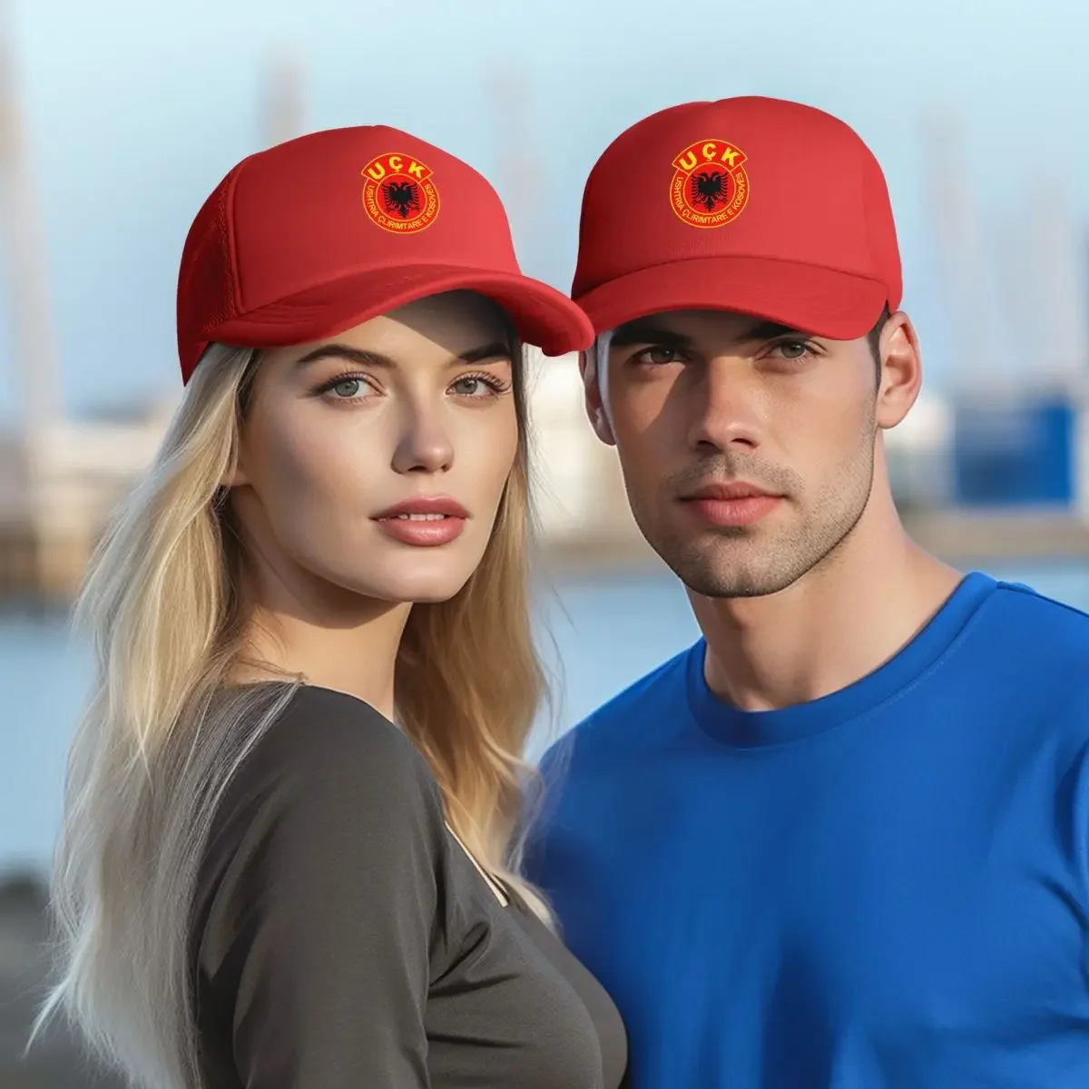 Полиэстер Snapback кепка UCK Албания