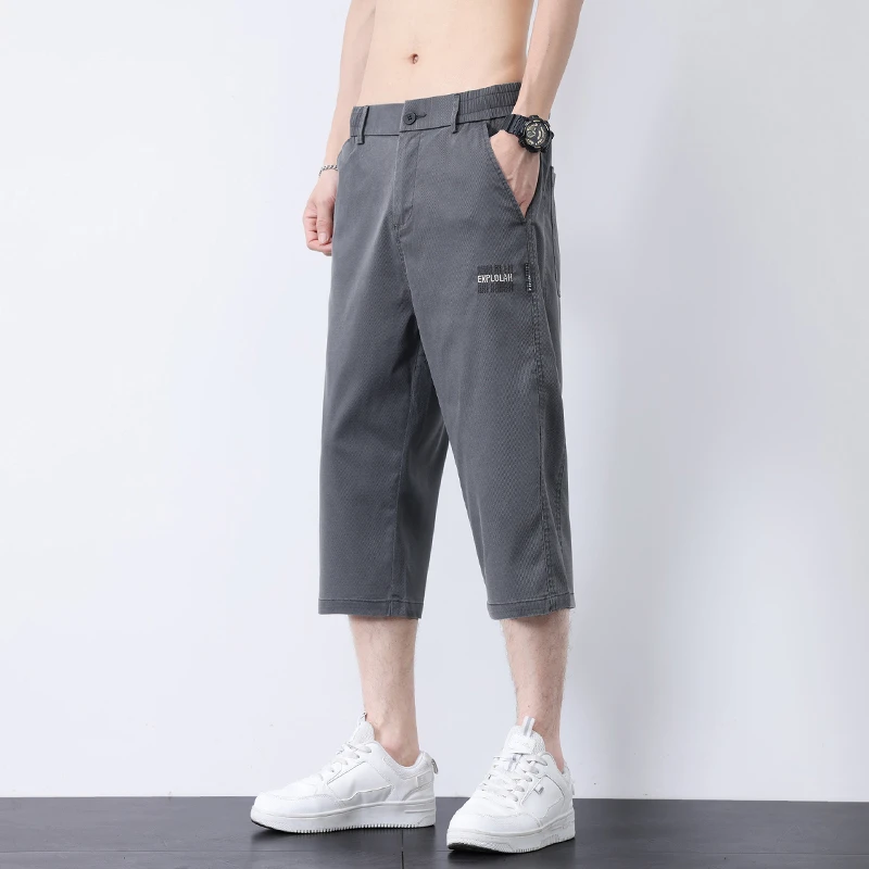 Мужские повседневные брюки удобные и дышащие для отдыха лето 2024