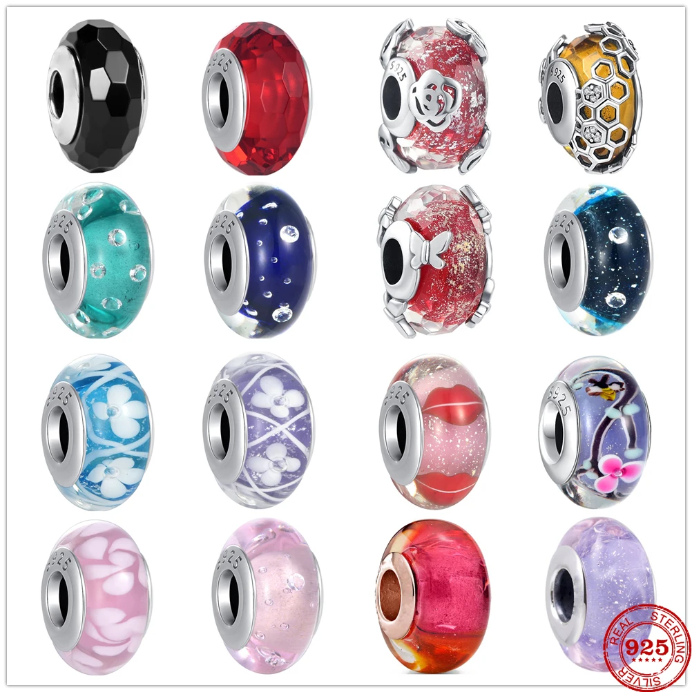 Новинка 925 серебряные бусины-бабочки в романтическом стиле Подвески подходят для