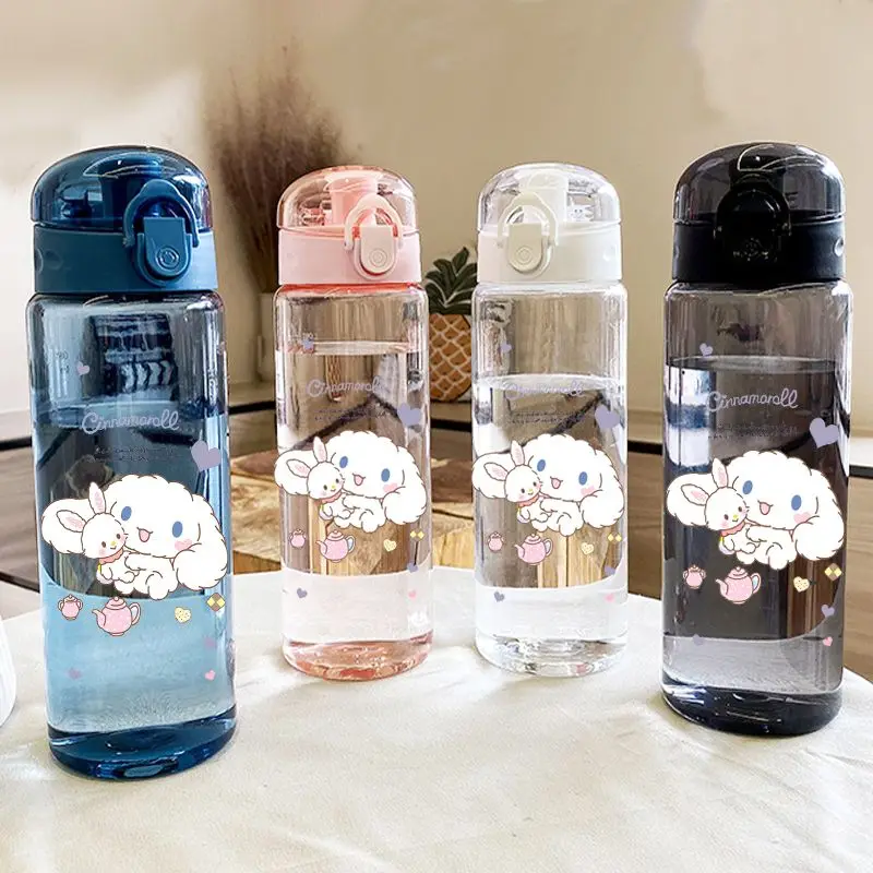 

Hellokitty Cartoon Water Cup 780Ml Kawaii High Capacity Plastic Transparent Cups Custom Made Print Portable Glass Festival Gift