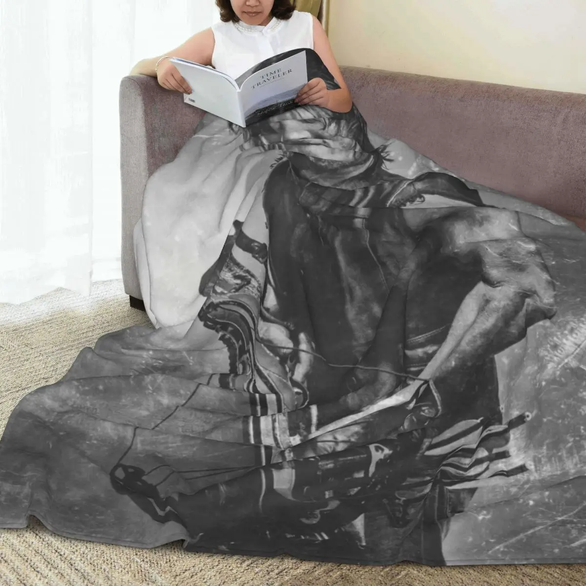 Одеяло Ходячие мертвецы Дэрил Диксон микрофлисовое одеяло четыре размера модное