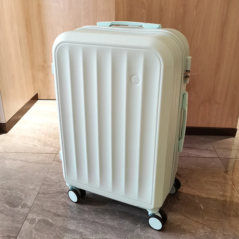 Travel Suitcase trolley luggage set ABS+PC Women cabin cosmetic luggage rolling luggage set Cup holders lightweight luggage