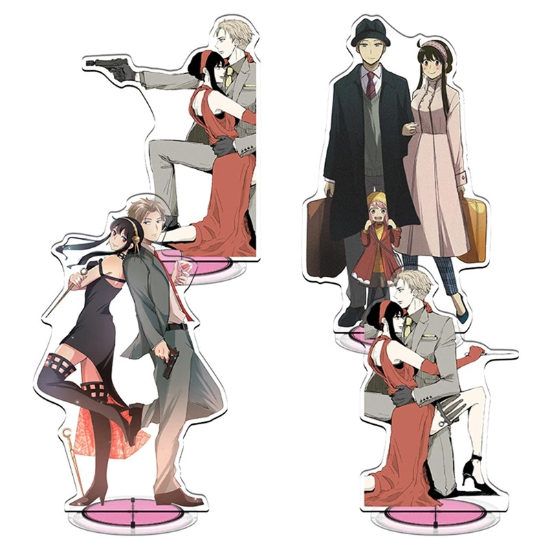 

SPY x FAMILY Anime Figure Kawaii Anya Yor Loid Action Figures Acrylic Stand Model Toy Desk Decoration Fans Collection Gift