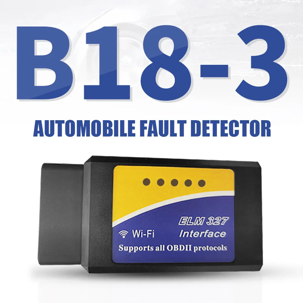 

Wireless WiFi OBD2 Scanner Adapter Car Diagnostic Code Reader Scan Tool for iOS Android Windows for 1996 and Newer 12V Vehicles