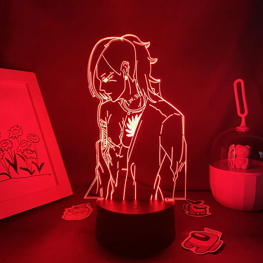

Tokyo Ghoul Anime Figure Uta 3D LED Neon Night Lights Birthday Gifts For Friends Bedroom Table Decor Manga Tokyo Ghoul Lava Lamp