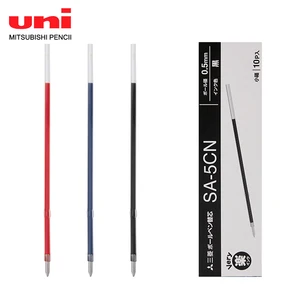 10pcs Japan UNI Ballpoint Pen Refill SA-7CN SA-5CN 0.7/0.5mm for SN-101 Quick Dry Writing Smooth   Kawaii Office Stationery