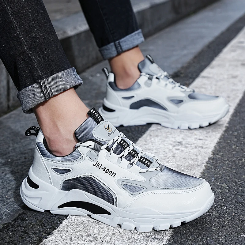 NEW 37-44 Anti-Slip Breathable Men's Casual Sneakers Adult Teenagers Outdoor Running Shoes Walking Shoes School Sports Shoes