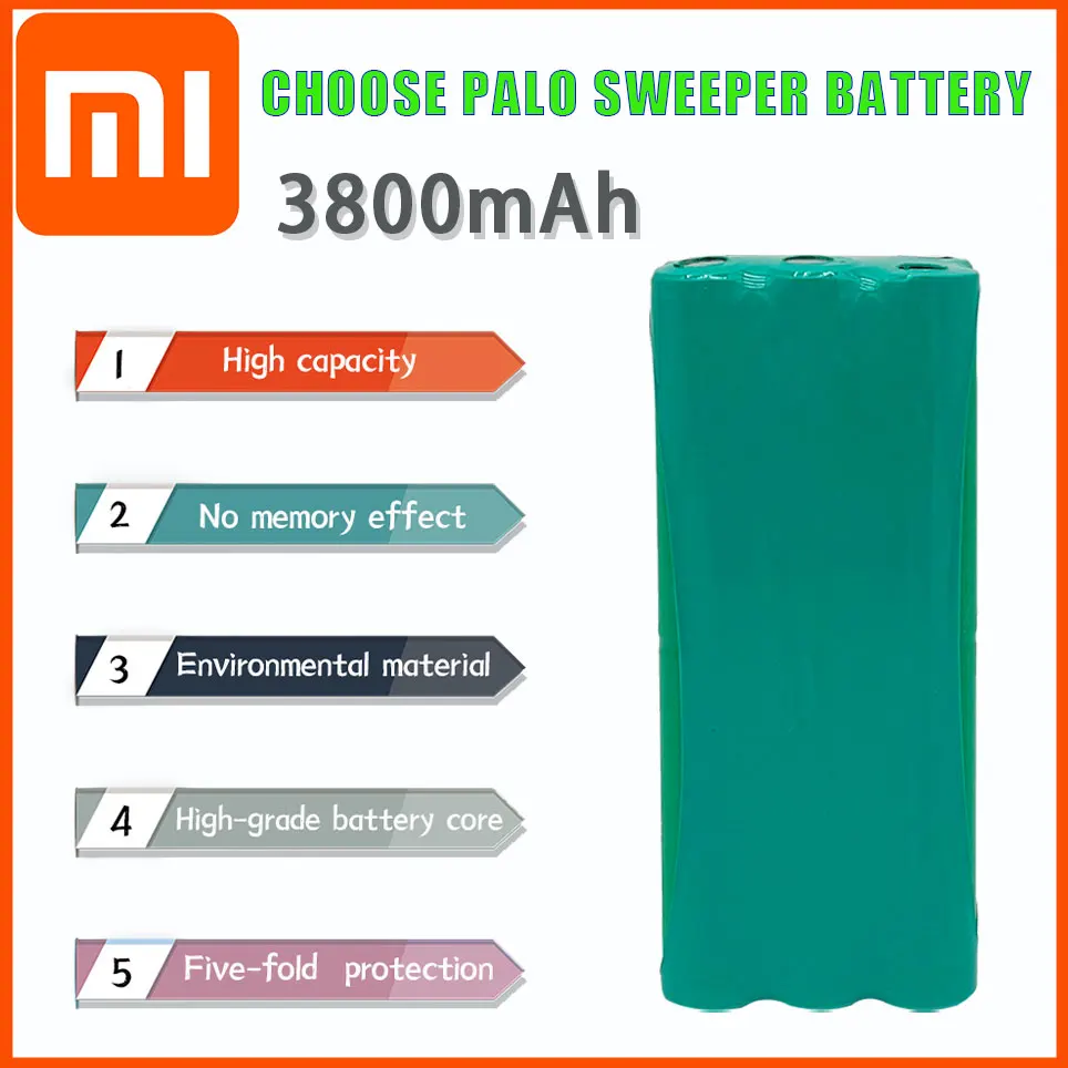 

14.4V 3800mAh Xiaomi new Ni-MH3800mAh robot vacuum cleaner rechargeable battery is applicable to liberoV-M600/M606 v-botT270/271
