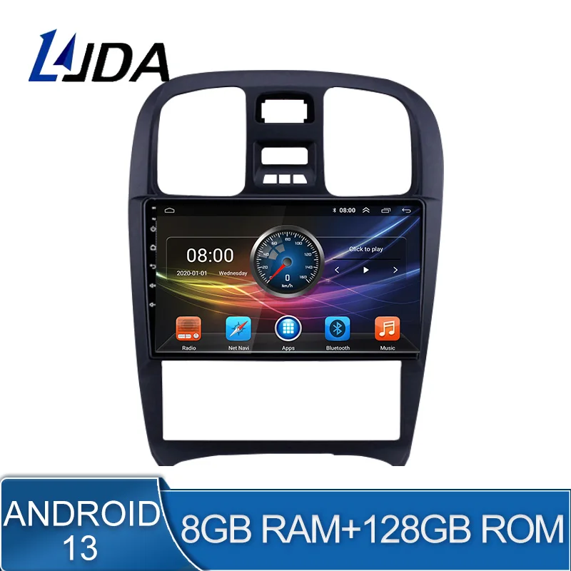 

8G+128G DSP Android 13 Car Multimedia Player For Hyundai Sonata 2003 - 2009 2 Din Car Radio GPS Navigation Stereo WiFi Octa Core