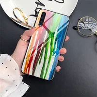 abstract art graffiti protection shell for samsung galaxy s21plus s20fe s10 s21ultra m40s a20s a51 a52 a12 a71 a13 5g glass case