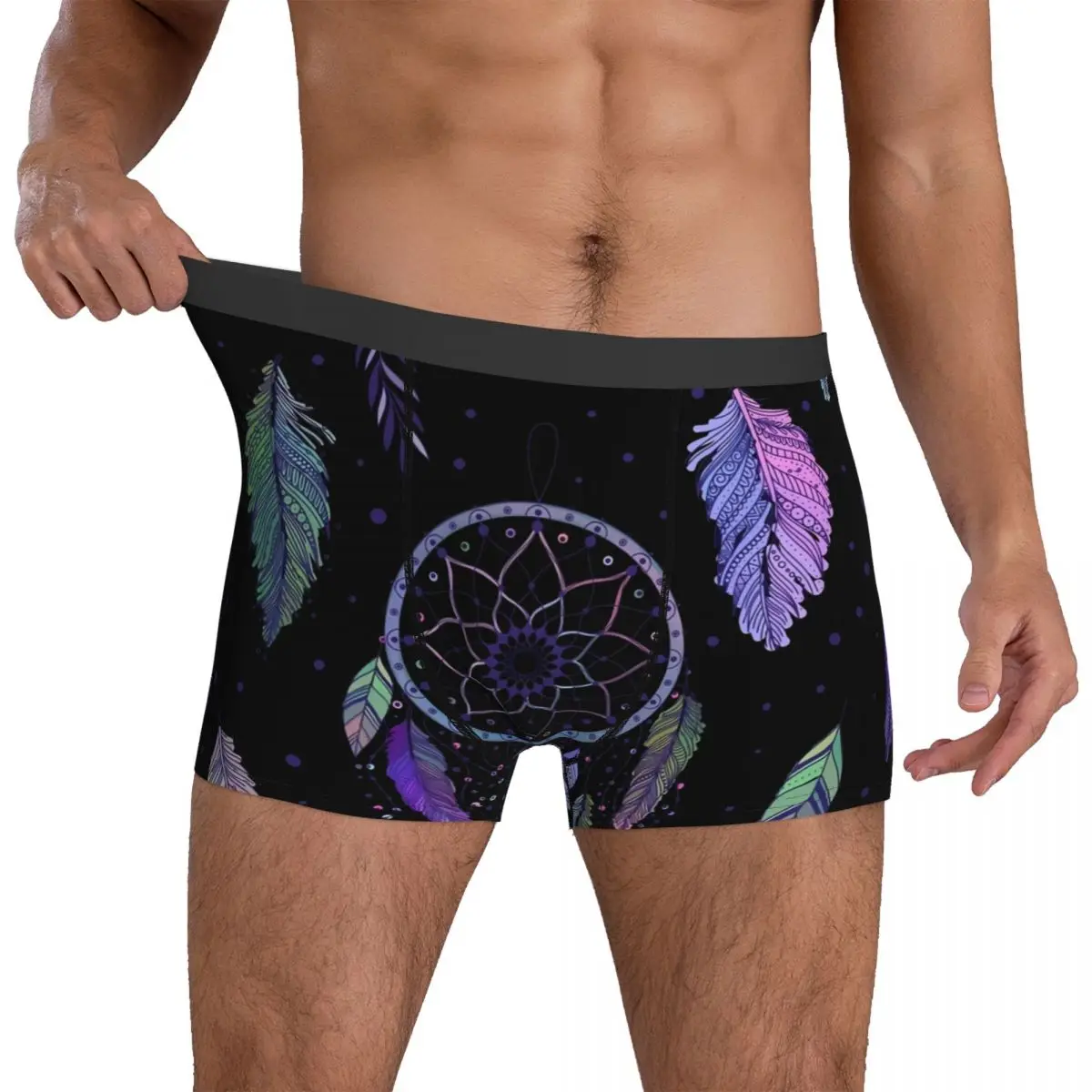 

Мужские трусы-боксеры с принтом «Ловец снов»