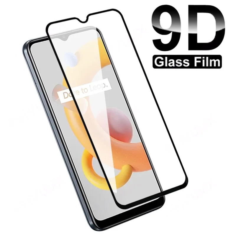 

9D 9H Tempered Glass For OPPO Reno 7 SE Z 8 Lite 8T Screen Protector Realme C11 C12 C15 C17 C20 C21 C25 C30 C31 C33 C35 C55 Film