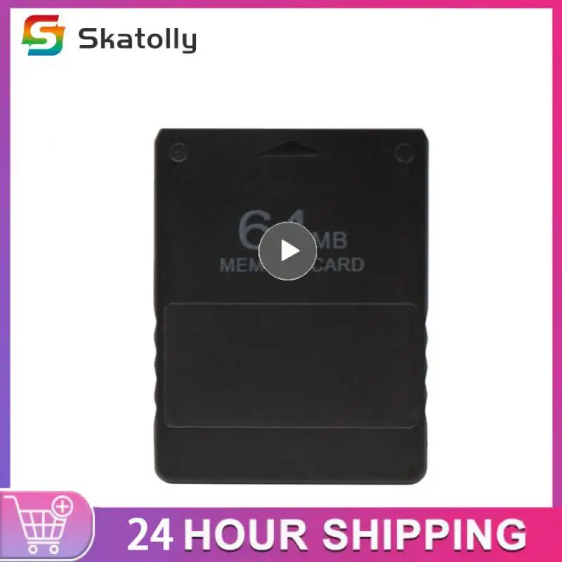 Цветная карта памяти 1 966 64 Мб для PS2 Бесплатная McBoot программа консоль данных игр