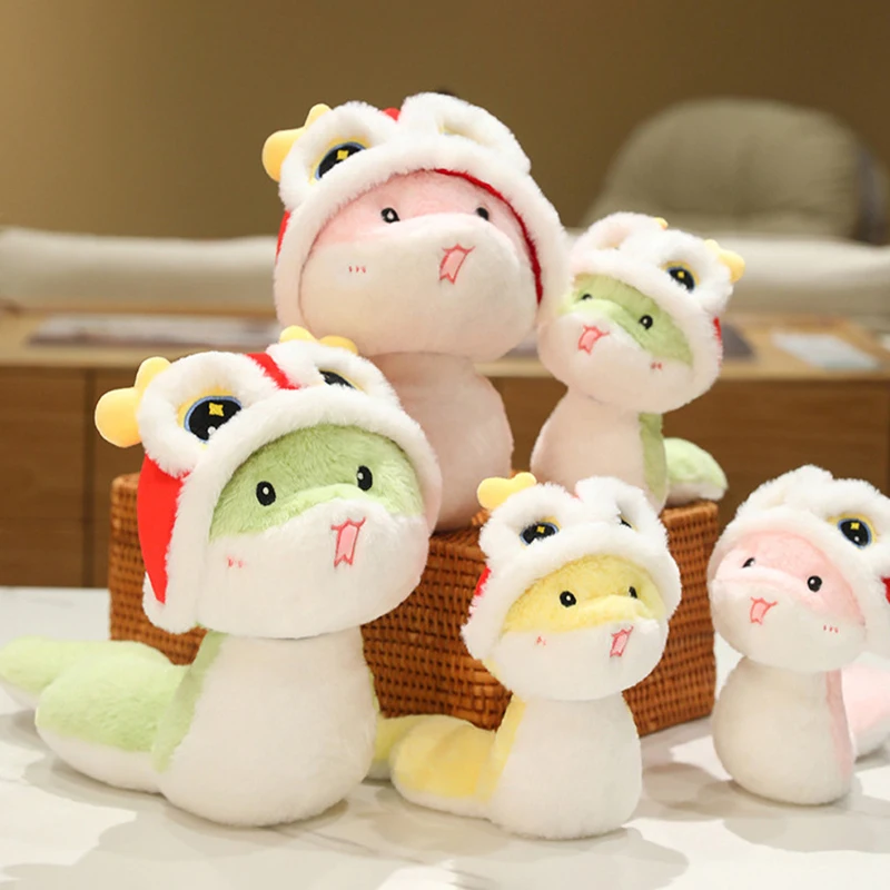 24 см плюшевая игрушка-змея комфортная кукла тряпичная кукла-змея детский подарок