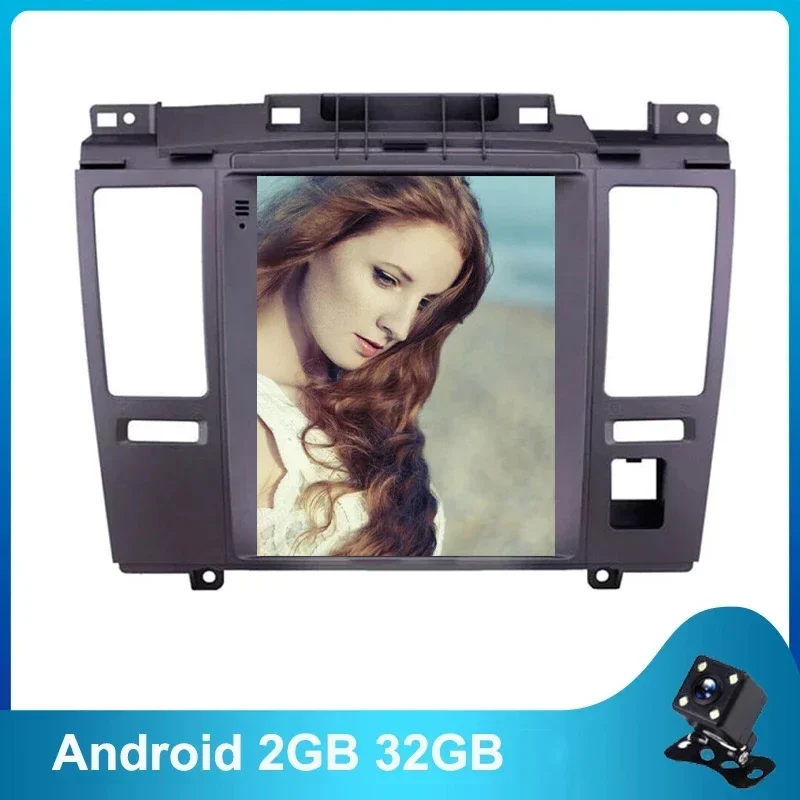Android 13 2 + 32G для Nissan Tiida C11 2004 2005-2013 Tesla Стиль Экран Автомобильный Радио