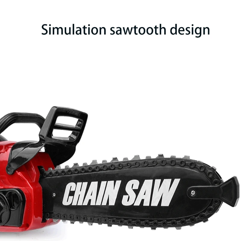 Реалистичная игрушка-бензопила с безопасными лезвиями. Образовательный подарок