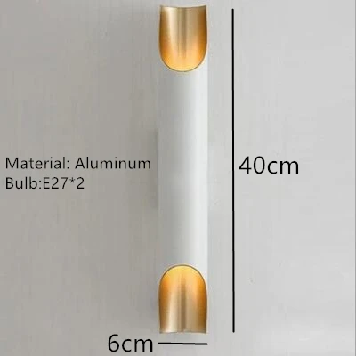 

Настенный светильник IWP скандинавский золотой/белый/черный LED