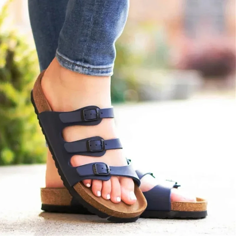 

Women's Flip Flops Summer Fashion Sandals Women's Leather Slippers Soft Casual Women's Beach Slippers Women Shoes