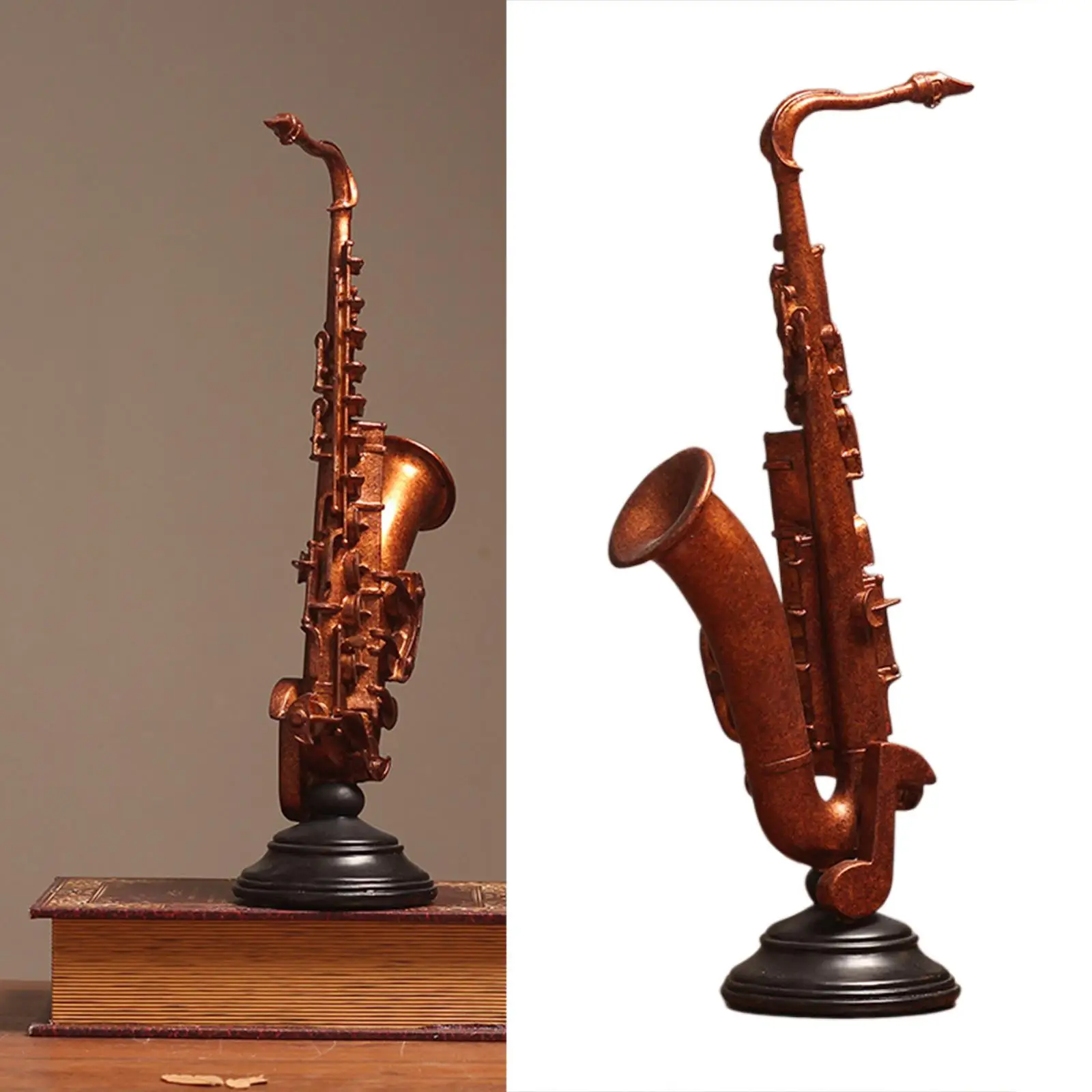 

Sax модель украшения с основанием Скандинавская смола скульптура музыкальный инструмент Статуэтка украшение для дома искусственная скульптура модель Украшение