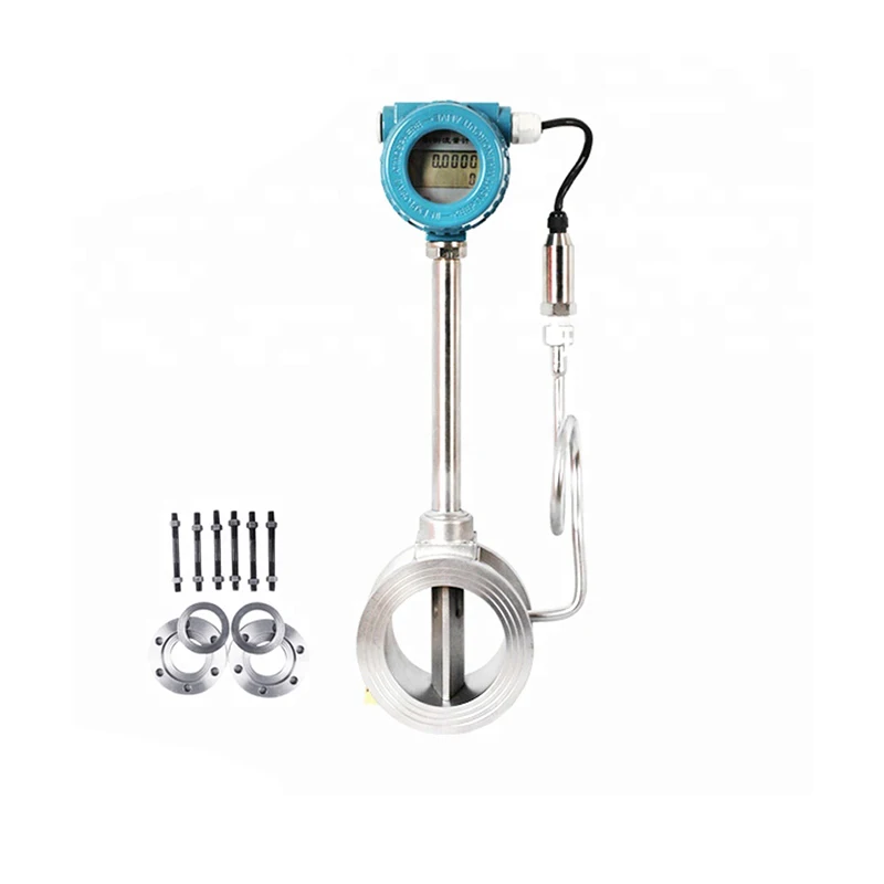 

High Accuracy Gas Vortex Flow Meter Vortex Turbine Steam Flowmeter