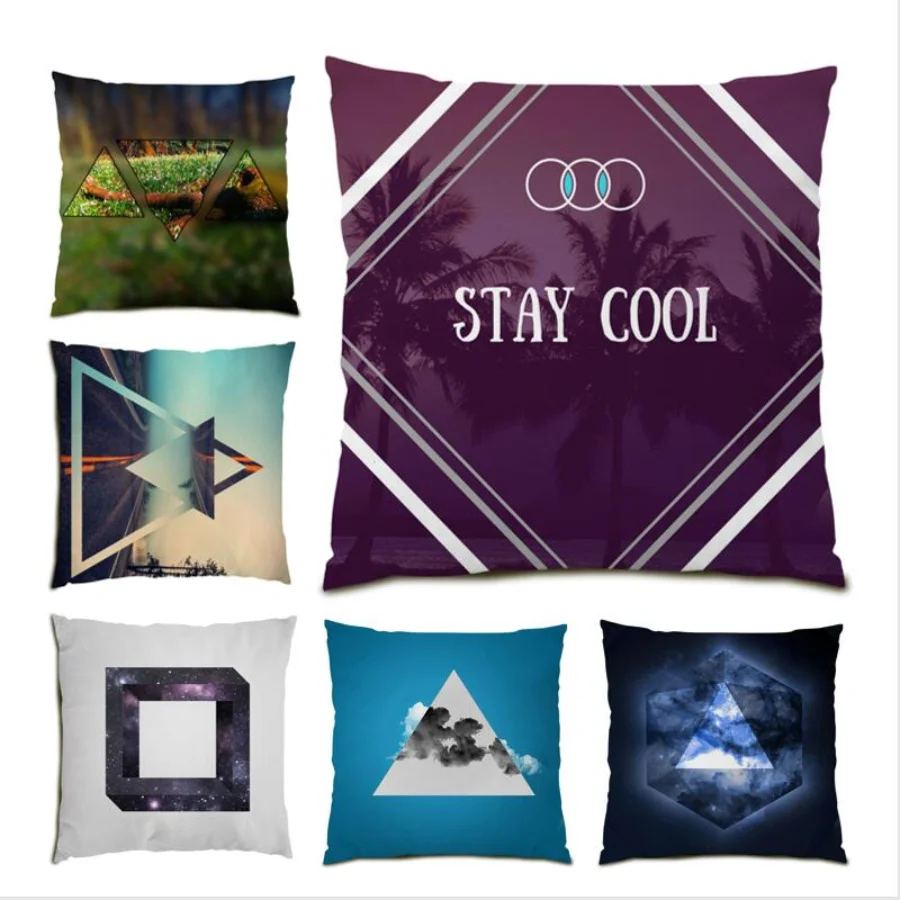 

Stripes Plaids Living Room Decoration Home Decor Modern Pillow Cover Bed Throw Pillow Covers Abstract Cushion Cover 45x45 E0650