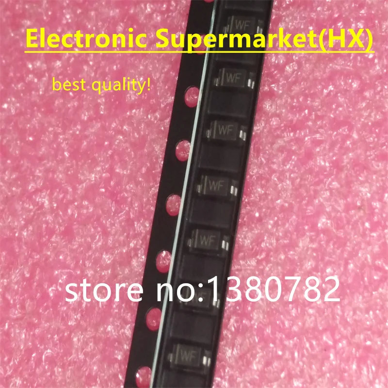 

Free shipping 100pcs/lots BZT52C10V WF 10V Chip Stabilizer Diode SOD-123 In stock!