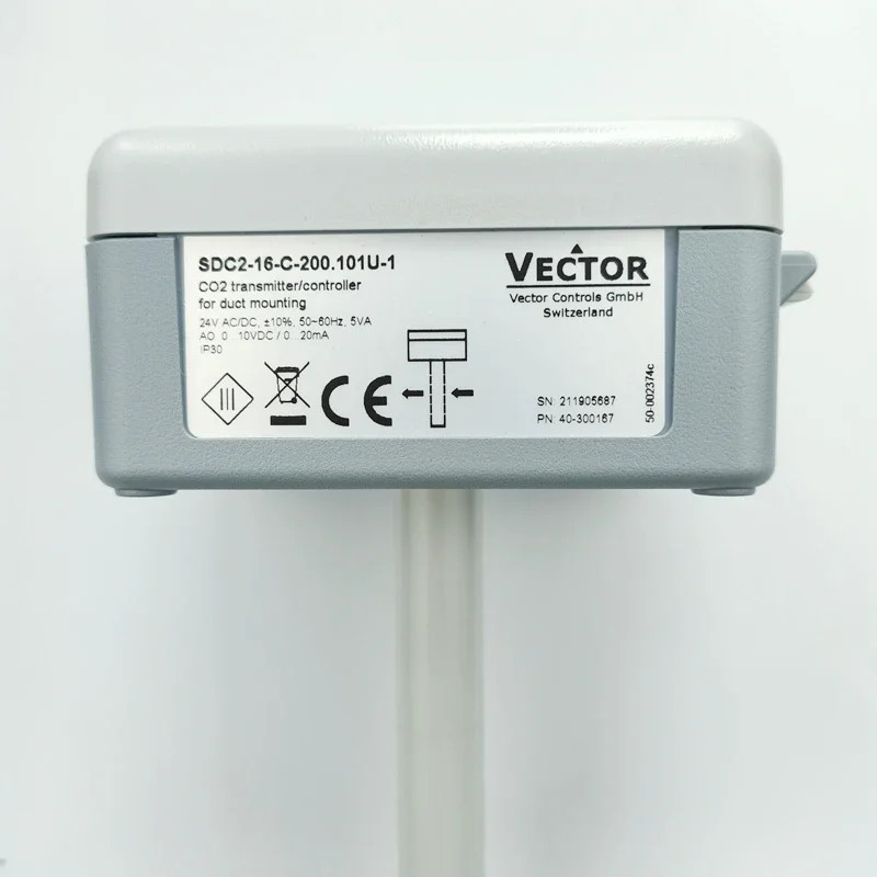Фото Weituo SDC2-16-C-200.101U датчик углекислого газа воздуховода CO2 двухконтурный датчик управления машина №3