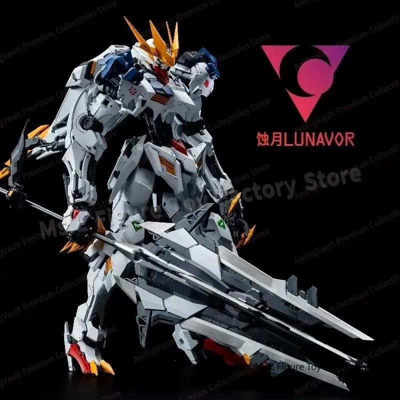 Фото LUNAVOR 1/100 XY-01 Barbatos Wolf King, сборная модель из сплава GK, аниме-фигурка для мальчиков, подарок, оригинальная упаковка №2