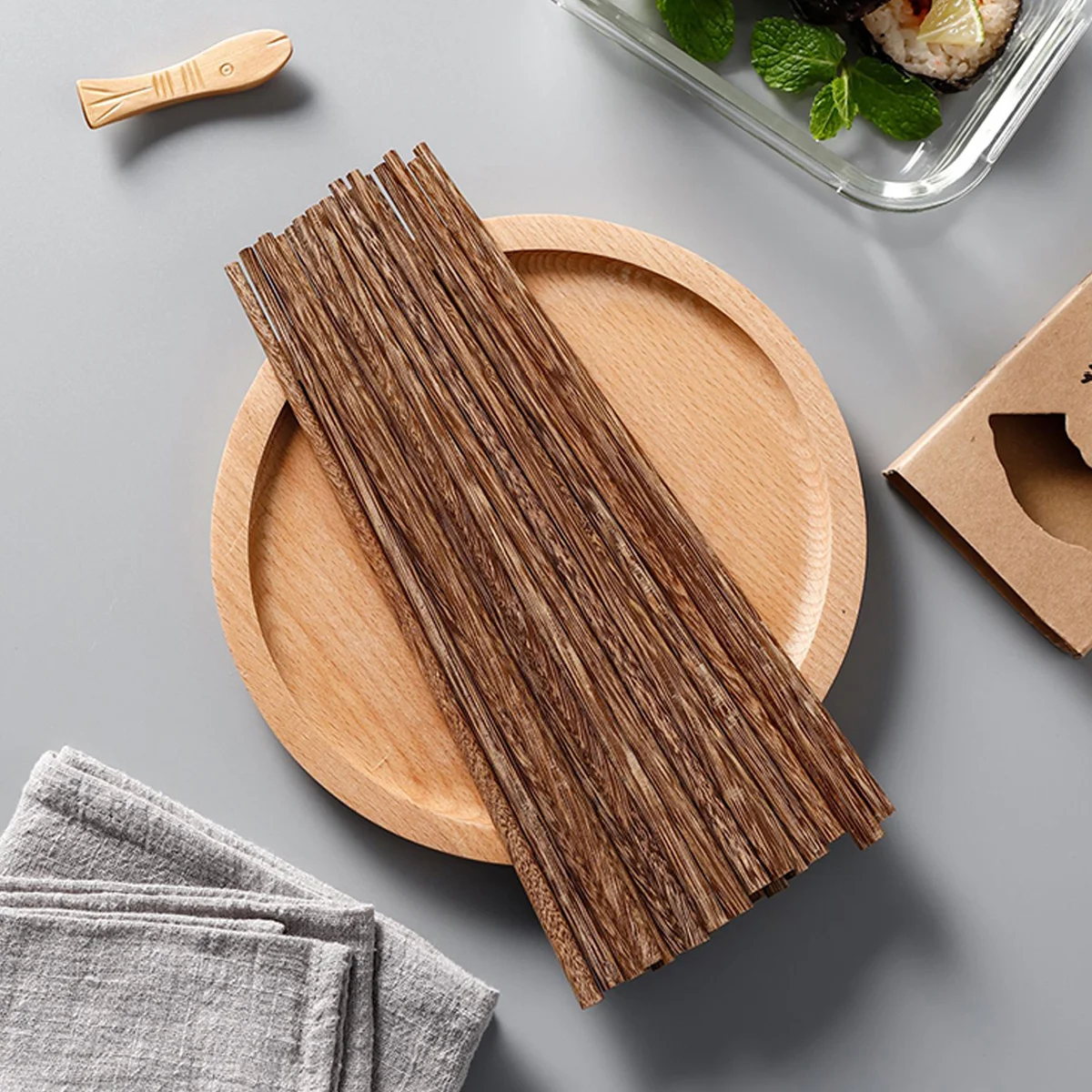 

5 пар деревянных палочек для еды