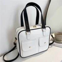 2022 new korean fashion large capacity women shoulder handbag female messenger bags soft leather bag
