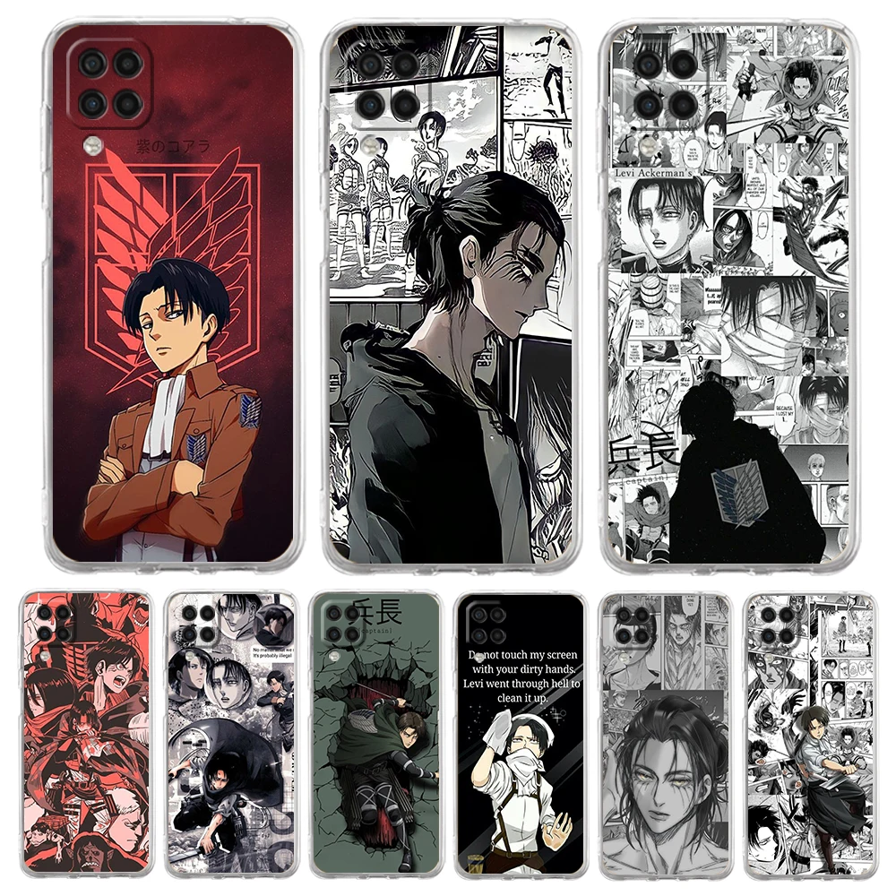 

Attack On Titan Case for Samsung Galaxy A13 A22 A32 A52 A72 A51 A71 A11 A31 A41 M31 A01 A21S 5G Transparent Silicone Shell Coque