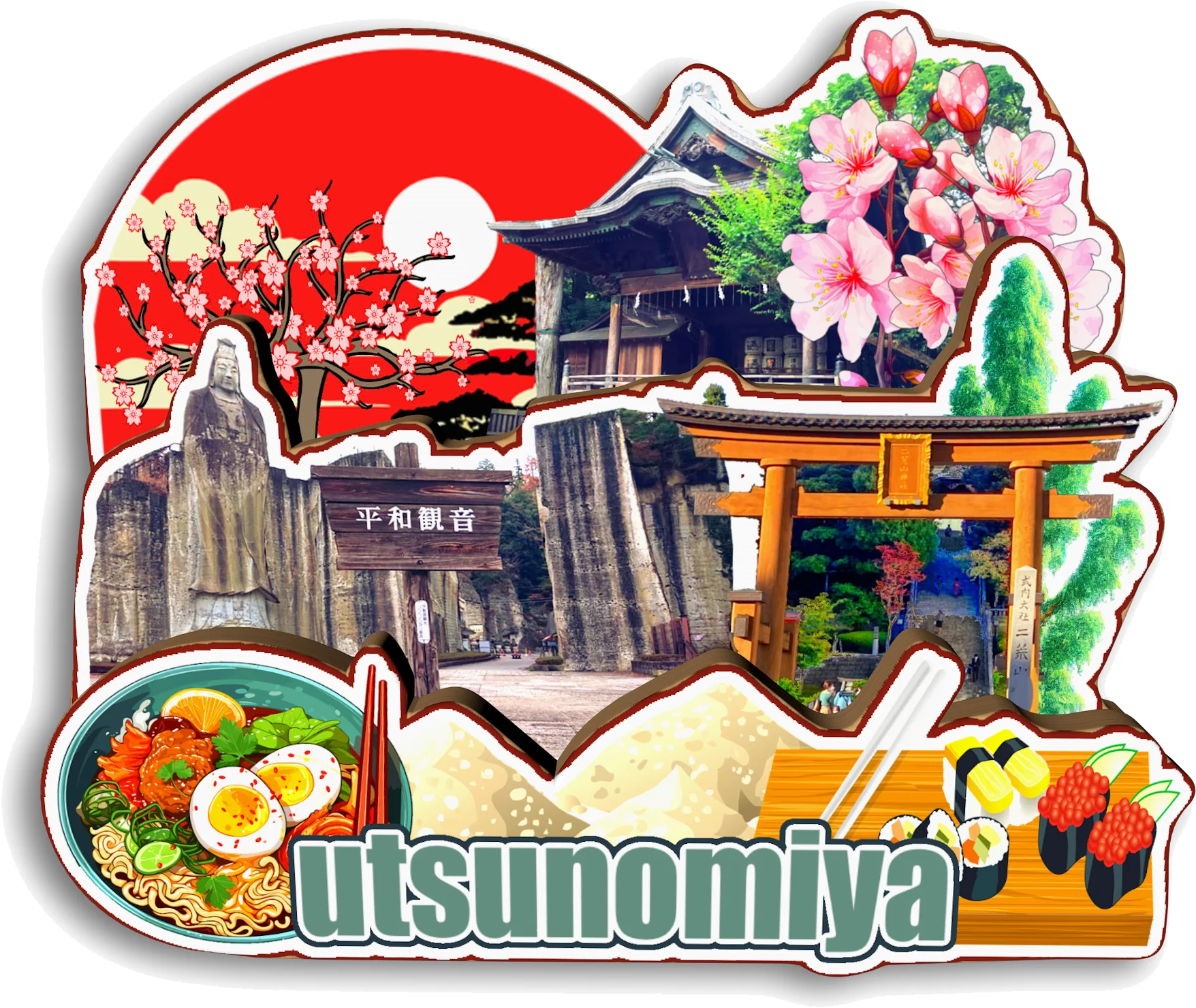 Kumamoto Okayama Shizuoka Kagoshima Utsunomiya Matsuyama Oita Kanazawa Aomori Япония Магнит на холодильник Путешествия Сувенир Подарок (art.: 3920cd14ae8d7) - 3920cd14ae8d7